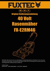Fuxtec FX-E2RM46 Original Bedienungsanleitung