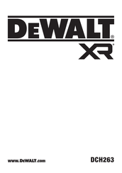 DeWalt DCH263 Bersetzung Der Originalanweisungen
