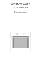 AEG COMPETENCE B3000-4 Gebrauchsanweisung