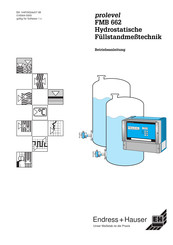 Endress+Hauser prolevel FMB 662 Betriebsanleitung
