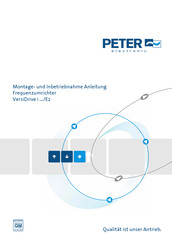 Peter Electronic VDI-037-E2-IP66-SO2 Montage- Und Inbetriebnahme Anleitung