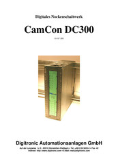 Digitronic Automationsanlagen CamCon DC300 Bedienungsanleitung
