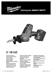 Milwaukee C 18 HZ-0 Originalbetriebsanleitung