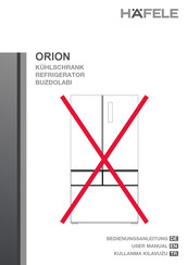 Hafele ORION Bedienungsanleitung