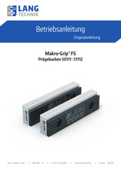 LANG TECHNIK Makro-Grip FS Betriebsanleitung
