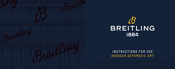 Breitling AVENGER AUTOMATIC GMT Bedienungsanleitung