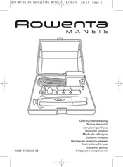 Rowenta MANEIS MS0771576000 Gebrauchsanweisung
