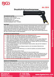 BGS technic A013028 Bedienungsanleitung