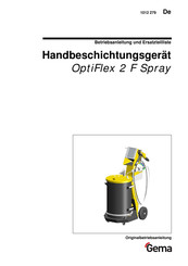 Gema OptiFlex 2 F Spray Betriebsanleitung Und Ersatzteilliste