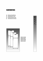 Siemens KS 36 U 641 Gebrauchsanleitung