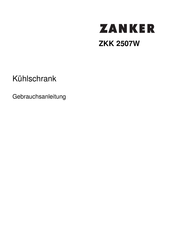 ZANKER ZKK2507W Gebrauchsanleitung