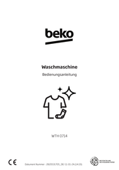 Beko WTH 0714 Bedienungsanleitung