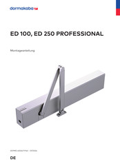 dormakaba ED 100 Montageanleitung
