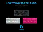 Logitech G PRO X TKL RAPID Einrichtungsanleitung