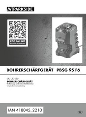 Parkside HG10154 Bedienungs- Und Sicherheitshinweise Originalbetriebsanleitung