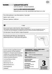 Workzone 5902347 Bedienungsanleitung