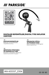 Parkside HG07820 Bedienungs- Und Sicherheitshinweise Originalbetriebsanleitung