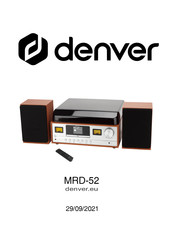 Denver MRD-52 Bedienungsanleitung