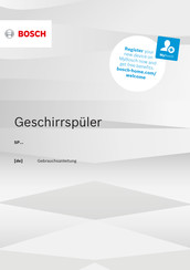 Bosch Serie SP Gebrauchsanleitung