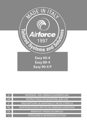 AIRFORCE Easy 60-4 Montage- Und Gebrauchsanweisungen