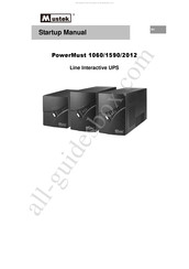 Mustek PowerMust 1060 Anleitung Zur Inbetriebnahme