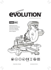 Evolution 052-0003A Originalbetriebsanleitung