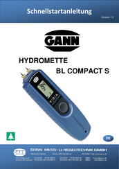 GANN HYDROMETTE BL COMPACT S Schnellstartanleitung
