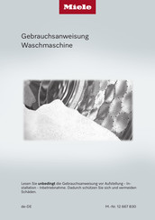 Miele WSI 883 Gebrauchsanweisung