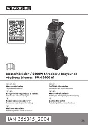 Parkside PMH 2400 A1 Originalbetriebsanleitung