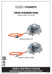 Dometic Cadac TRIO POWER PAK Bedienungsanleitung