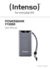 Intenso F10000 Bedienungsanleitung
