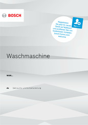 Bosch WAN28020/34 Gebrauchs- Und Aufstellanleitung