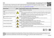 Pfannenberg PY X-S-05 Sicherheitshinweise / Kurzanleitung