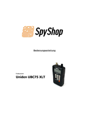 Uniden UBC75 XLT Bedienungsanleitung