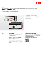 ABB TZIDC Bedienungsanleitung