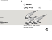 Bosch GWS-Profi Heavy Duty 24-180JZ Bedienungsanleitung