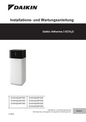 Daikin Altherma 3 ECH2O EHSHB04P30D Installations- Und Wartungsanleitung