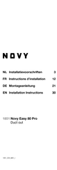 Novy Easy 80 Pro 1851 Montageanleitung