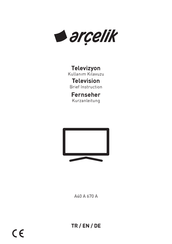 Arcelik A40 A 670 A Kurzanleitung