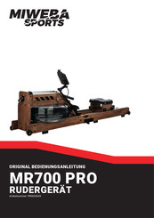 Miweba Sports MR700 PRO Original Bedienungsanleitung