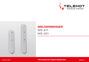 telenot MS 221 Technische Beschreibung