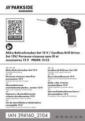 Parkside Performance PBSPA 12 C3 Originalbetriebsanleitung