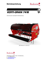 Redexim VERTI-DRAIN 7416 Betriebsanleitung
