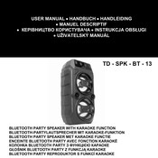 Gembird TD-SPK-BT-13 Handbuch