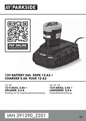 Parkside PAPK 12 A3 Originalbetriebsanleitung