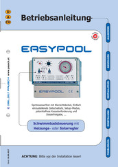 Pausch EASYPOOL Betriebsanleitung