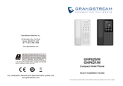 Grandstream GHP621/W Schnellinstallationsanleitung