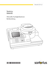 Sartorius MMA30 Betriebsanleitung