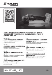Parkside Performance PWSAP 20-Li B2 Originalbetriebsanleitung