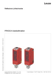 Leuze electronic PRK3C.BA3/4P-200-M8 Bedienungsanleitung